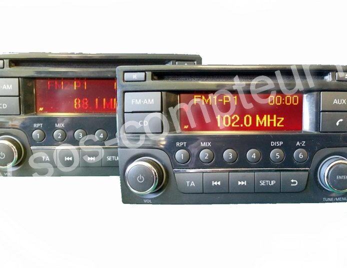 Réparation Ecran LCD Autoradio Nissan X-TRAIL-JUKE-QASHQAI-NV 200